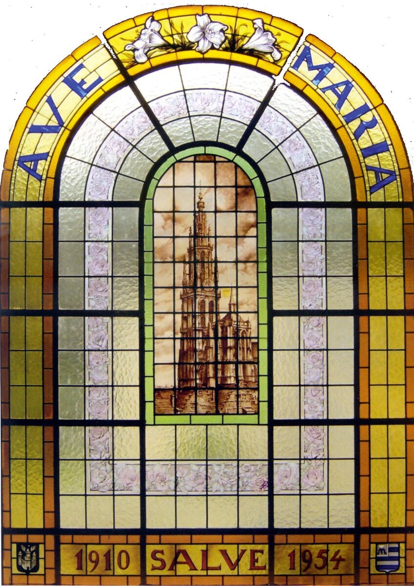 Gesticht Rustoord glasraam