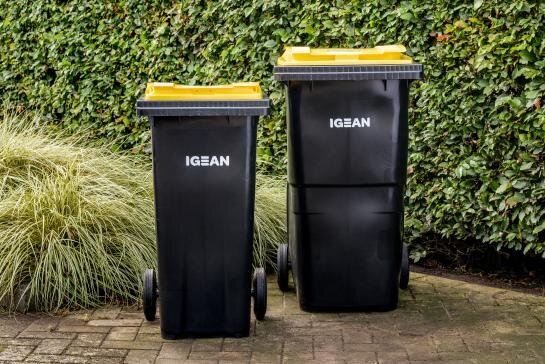 Papier en karton, container