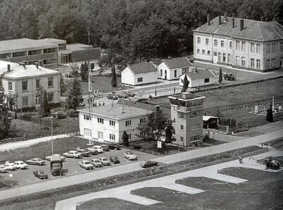 Verkeerstoren, luchtfoto