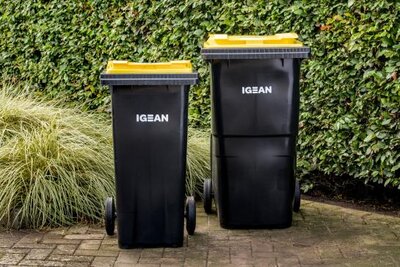 Papier en karton, container