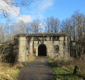 Fort van Brasschaat, ingang