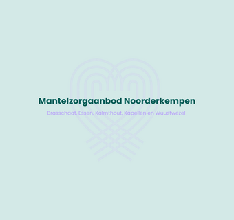Banner mantelzorgaanbod ELZ Noorderkempen