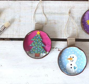 zelfgemaakte kerstdecoraties