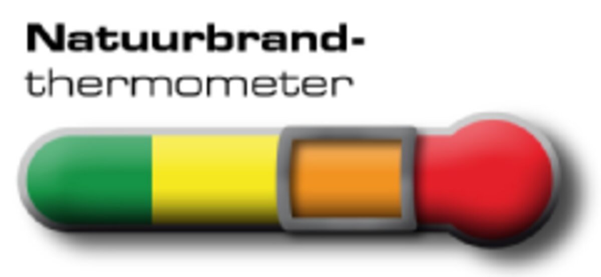 brandthermometer oranje