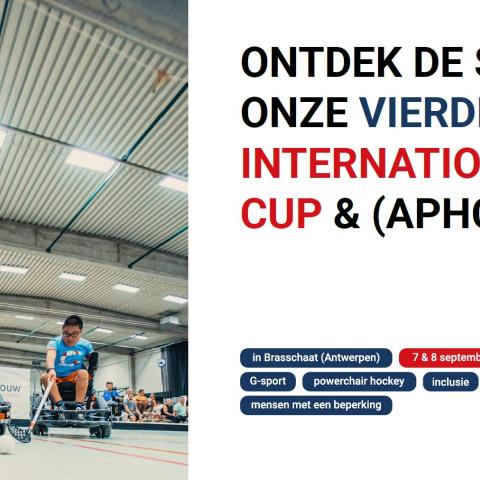 INTERNATIONALE 2V2 CUP | 4DE EDITIE | POWERCHAIR HOCKEY | G-SPORT | APHC VZW | BRASSCHAAT © APHC VZW, Serch Carriere